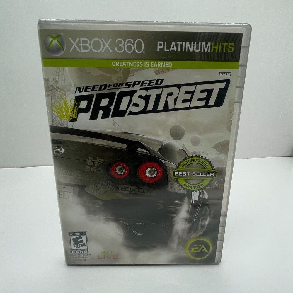 Need For Speed ProStreet (Microsoft Xbox 360, 2007) Complete W/ Manual